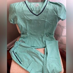 Mid tone green Greys Anatomy scrubs